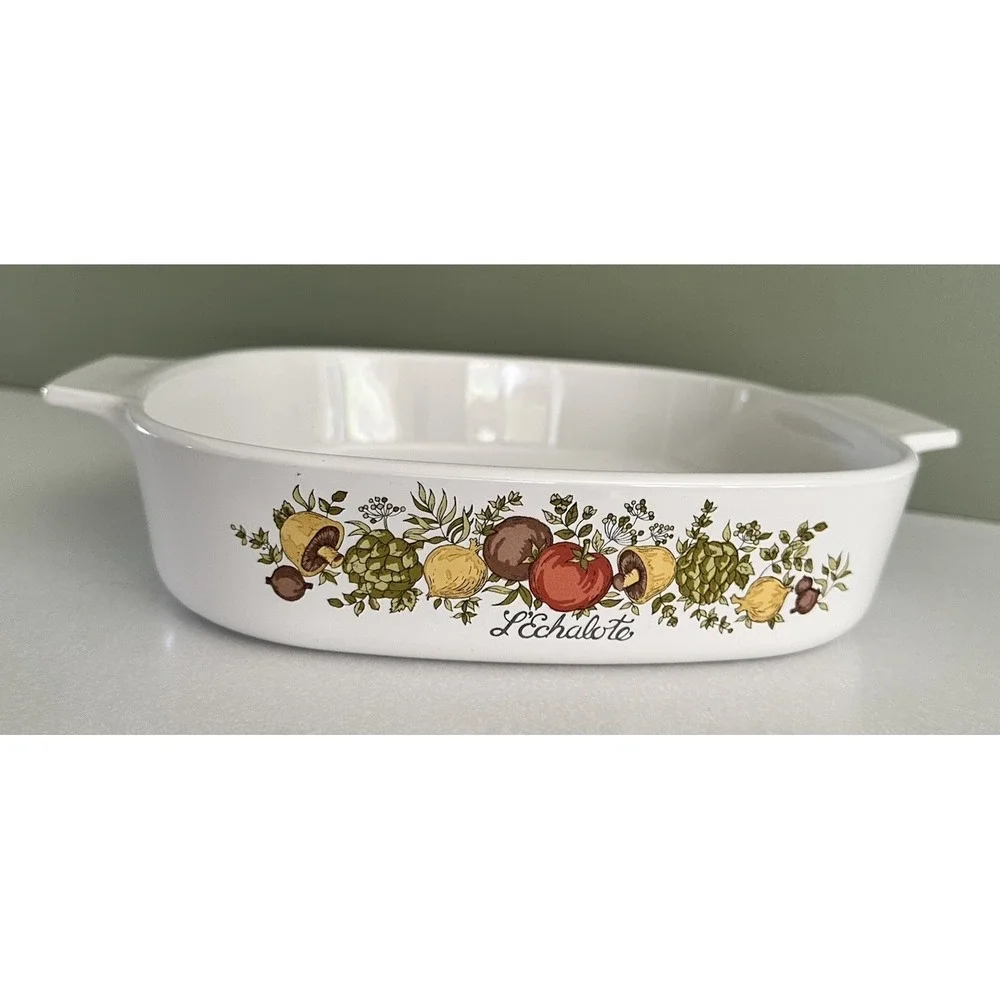 Vintage Corning Ware Spice of Life Casserole Baking Dish 1.5 Qt No Lid 70's